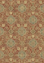Dynamic Rugs REGAL 89665-8262 Rust and Blue